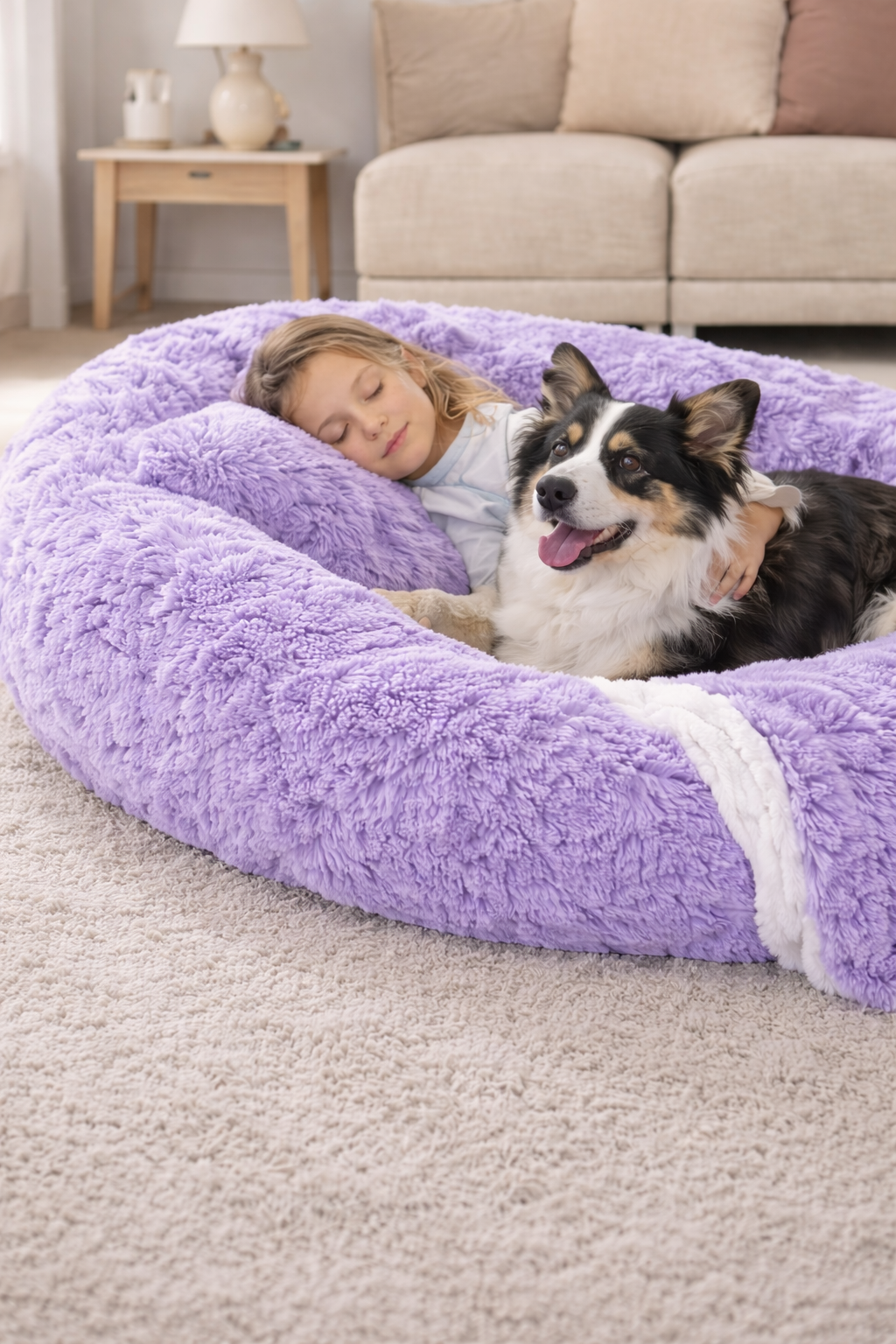 The Viral Human Dog Bed for You & Your Dog