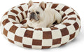 Luxury Calming Donut Dog Bed | Plush Anti-Anxiety Pet Bed for Dogs & Cats
