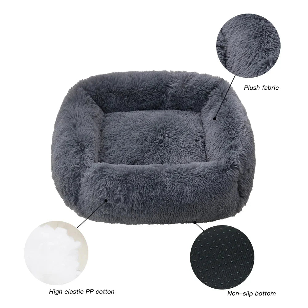 Super Plush Pet Bed Comfortable Sleeping Bed for Small Dogs & Cats