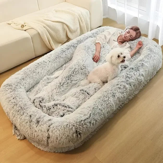 The Viral Human Dog Bed for You & Your Dog