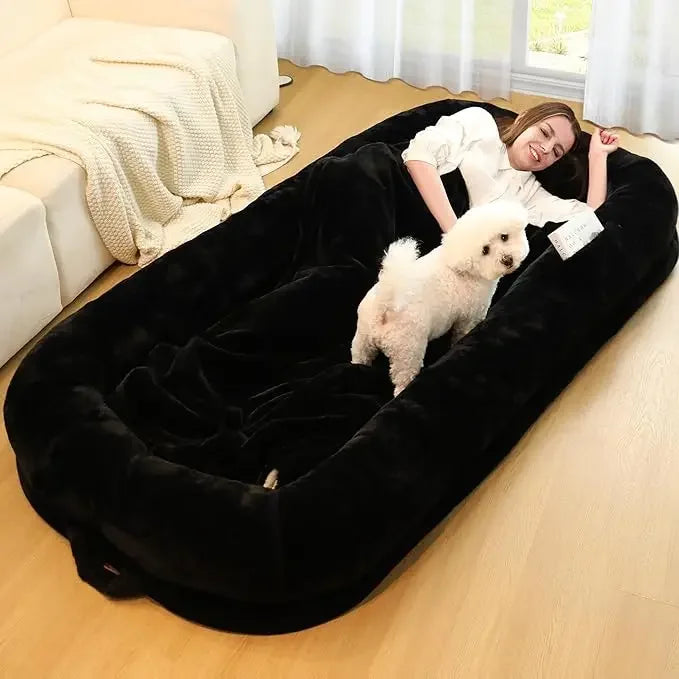 The Viral Human Dog Bed for You & Your Dog