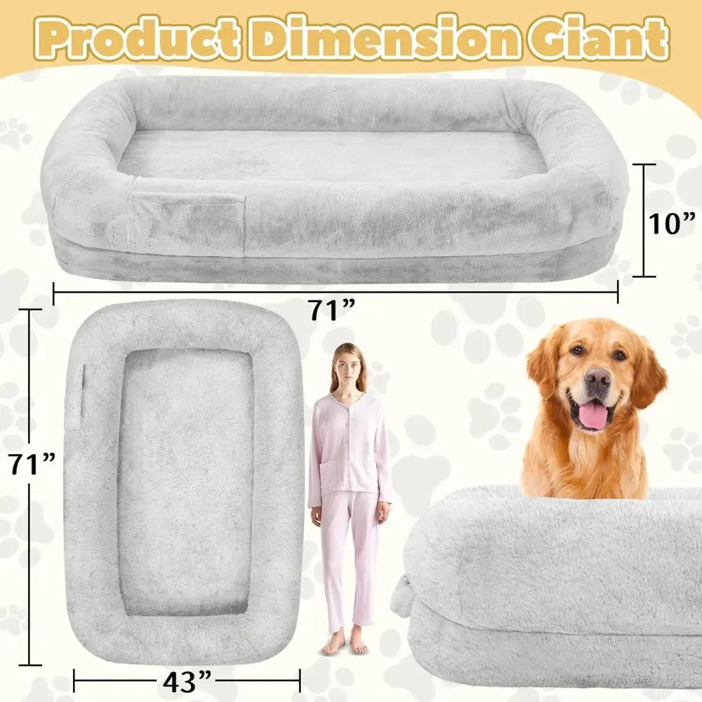 The Viral Human Dog Bed for You & Your Dog