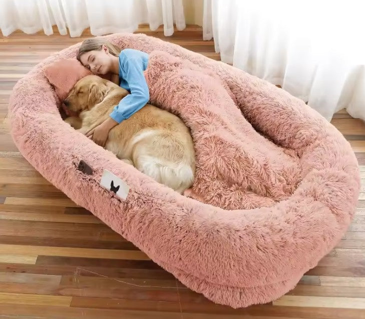 The Viral Human Dog Bed for You & Your Dog